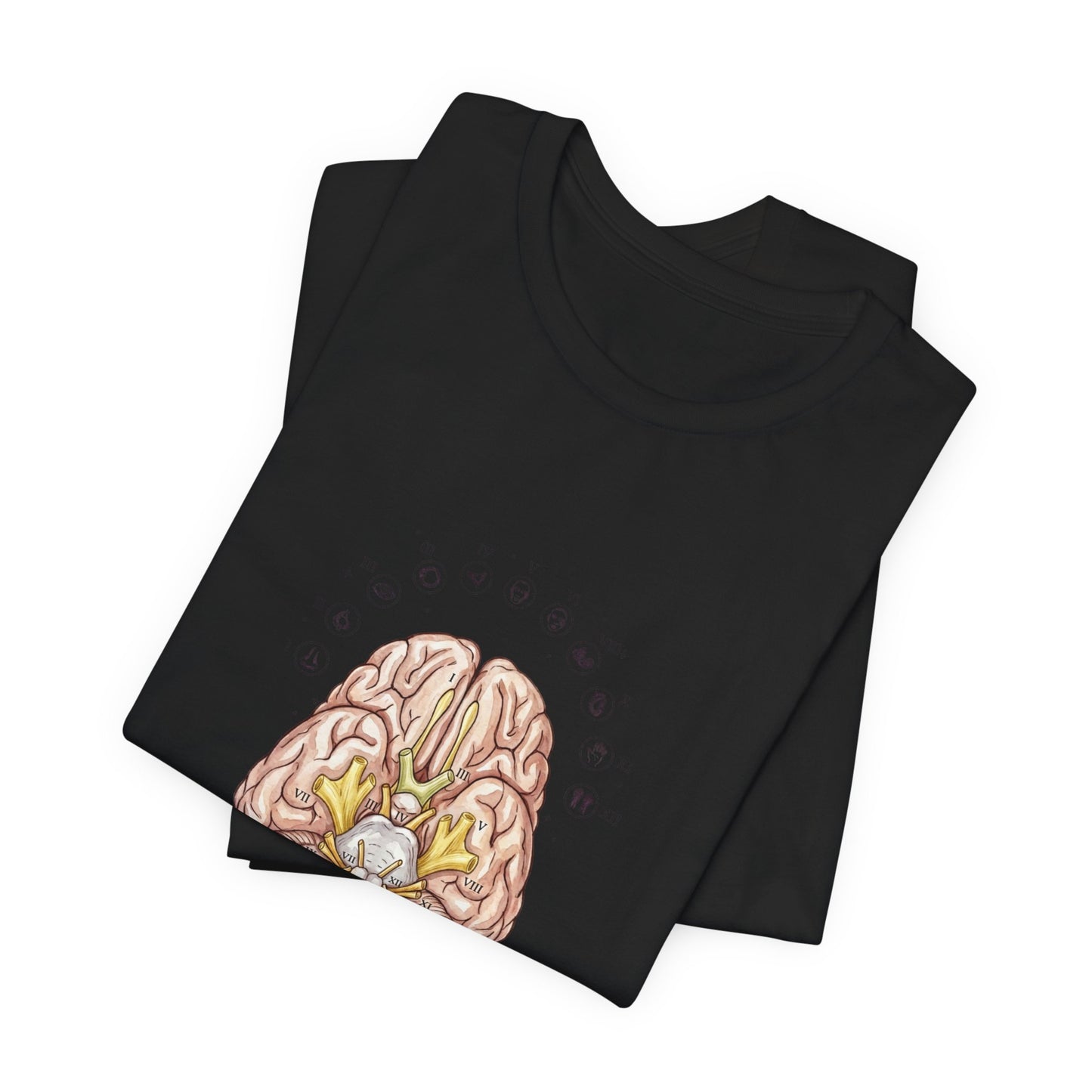 Anatomical Brain Floral Illustration Tee | Birth Flower, Botanical Anatomy