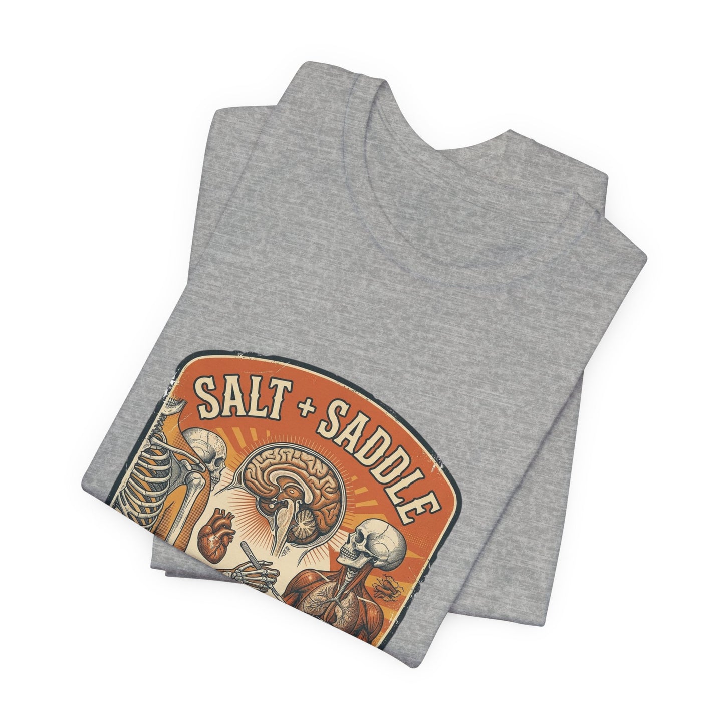 Salt & Saddle Skull Western Tee | Country Aesthetic, Coastal Cowgirl