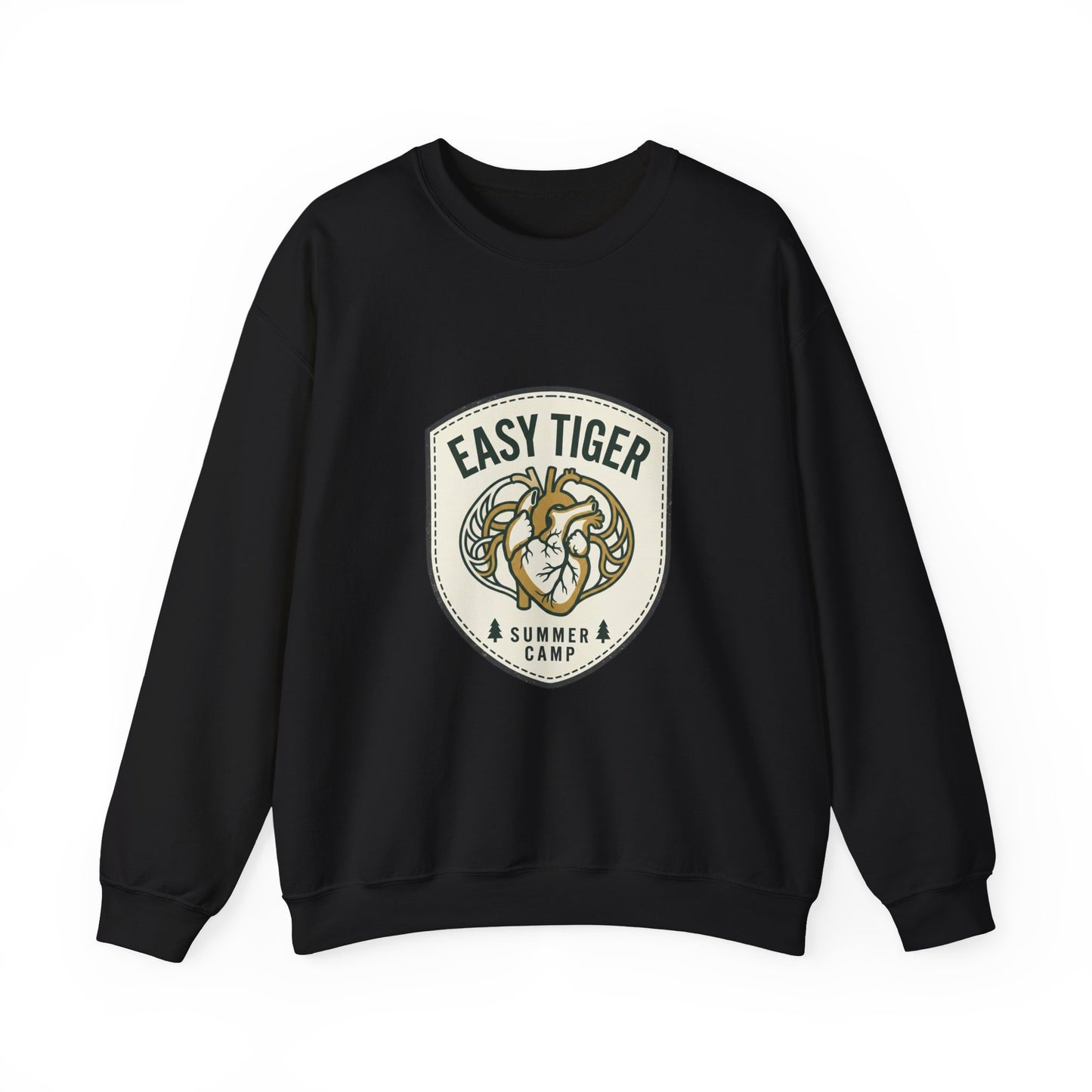 Easy Tiger Retro Tiger Badge Sweatshirt | Vintage Summer Camp