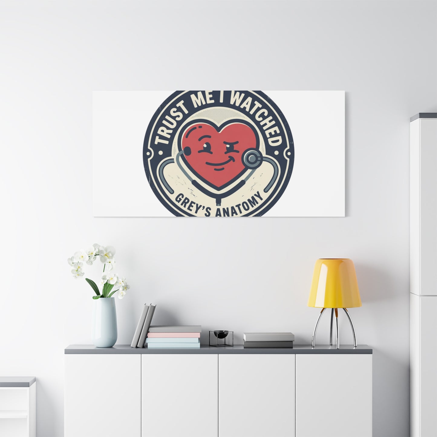 'Trust Me I Watched Grey’s Anatomy' Matte Canvas Wall Art
