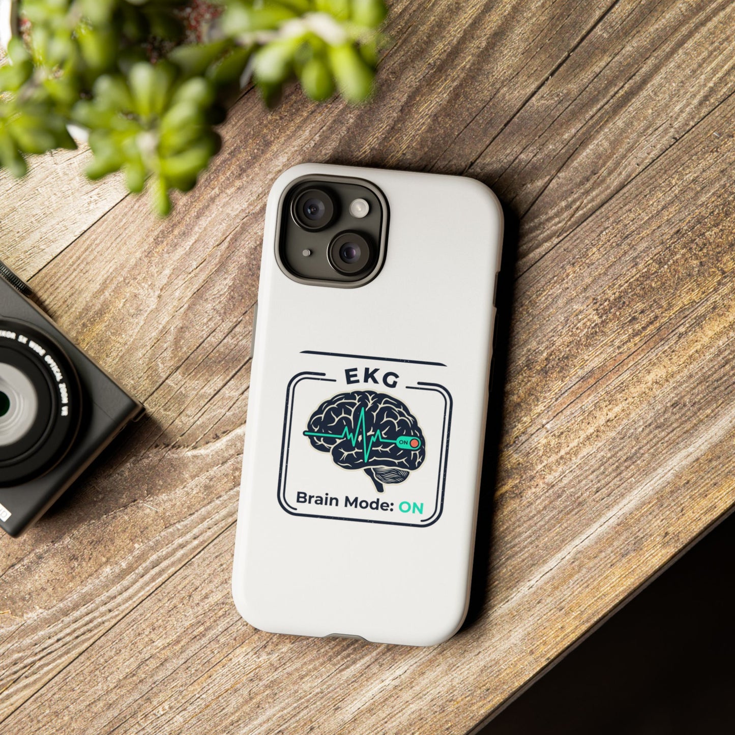 Tough Cases — 'EKG Brain Mode: ON' Phone Case