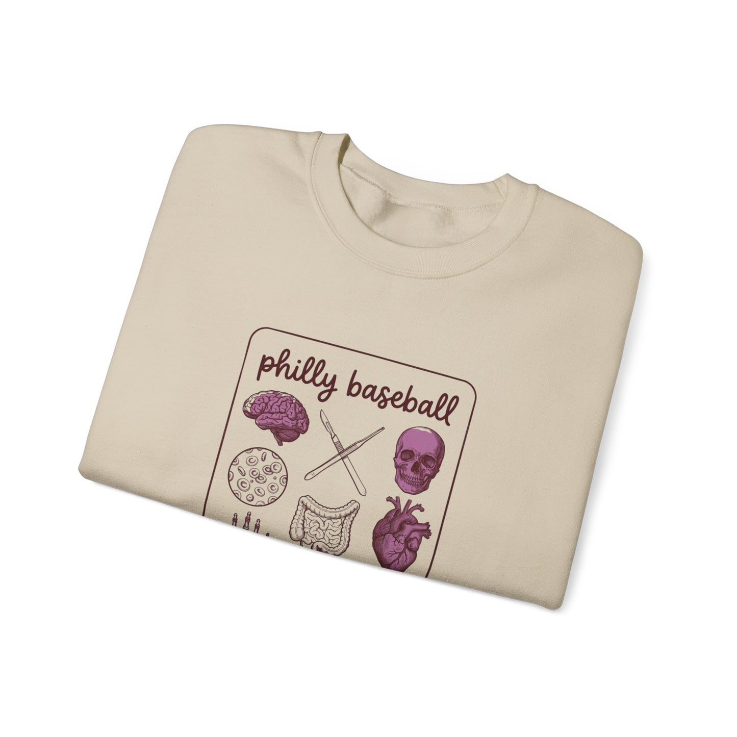 Philly Baseball Pride Crewneck Sweatshirt | Regional City Baseball Graphic