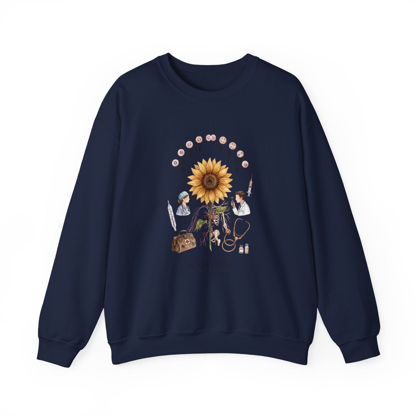 Sunflower Birth Flower Crewneck | Botanical Birth Month Sweatshirt