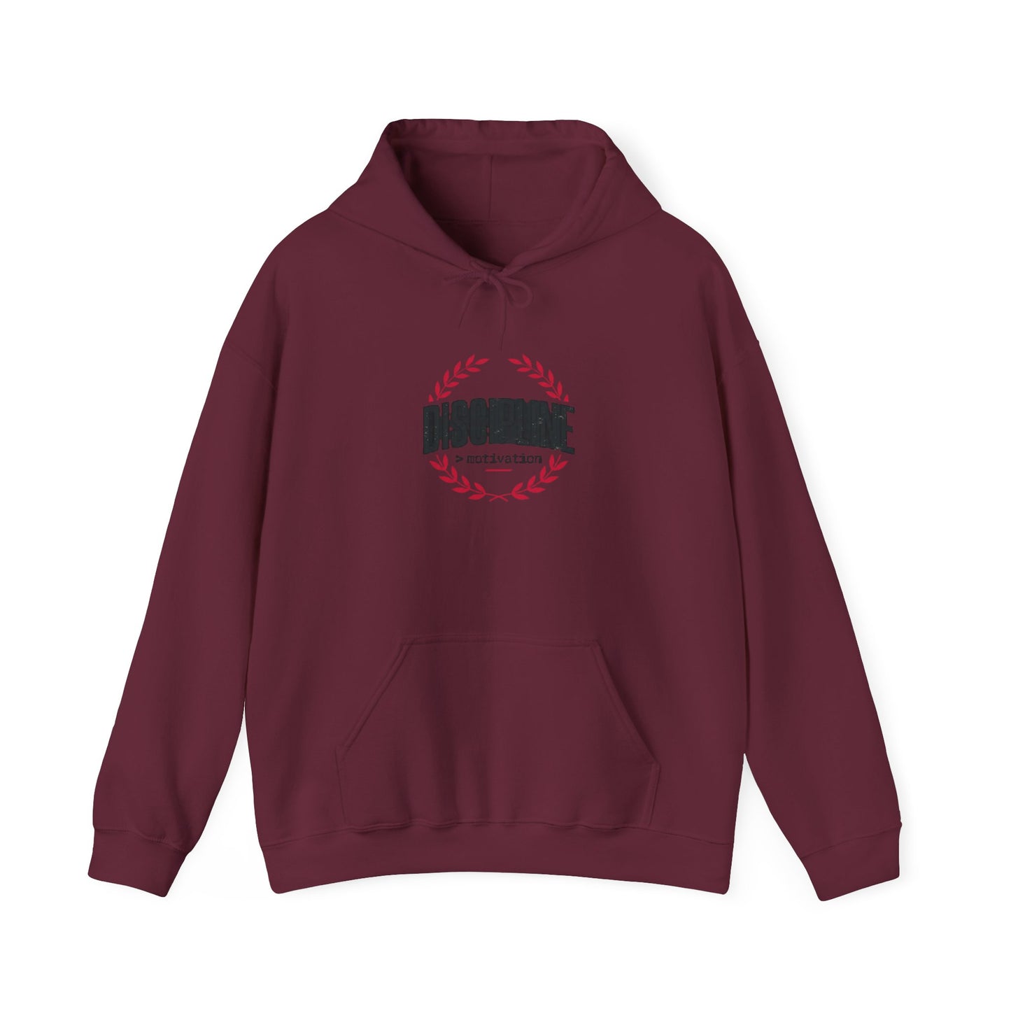 Discipline > Motivation Hoodie — Inspirational Athletic Sweatshirt