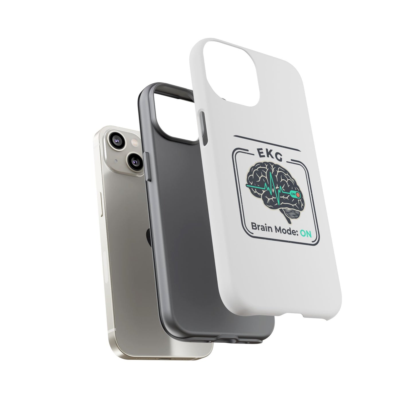 Tough Cases — 'EKG Brain Mode: ON' Phone Case