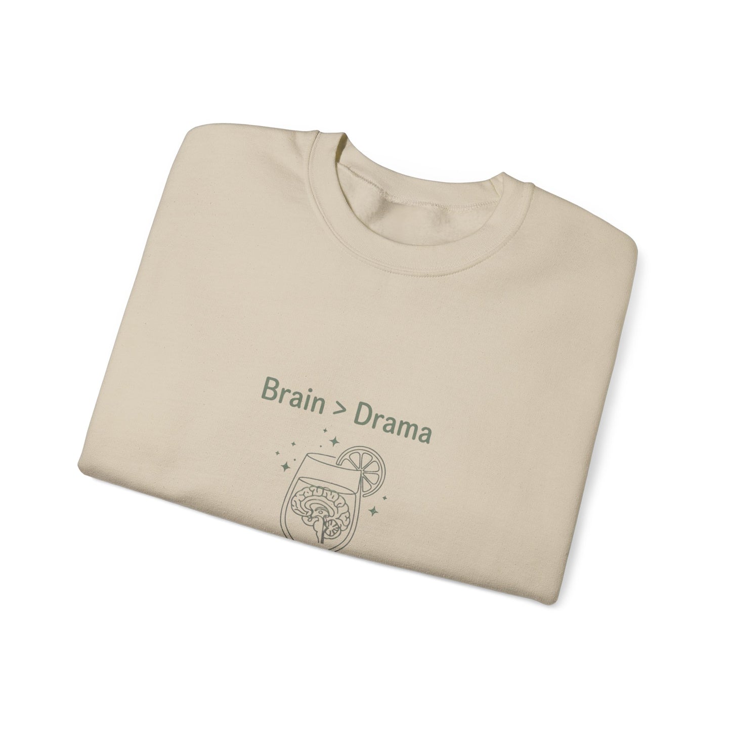 Brain > Drama Sweatshirt | Bride Era, Engaged Wife Slogan