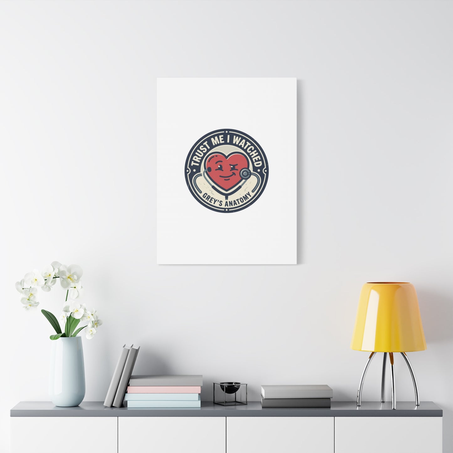 'Trust Me I Watched Grey’s Anatomy' Matte Canvas Wall Art