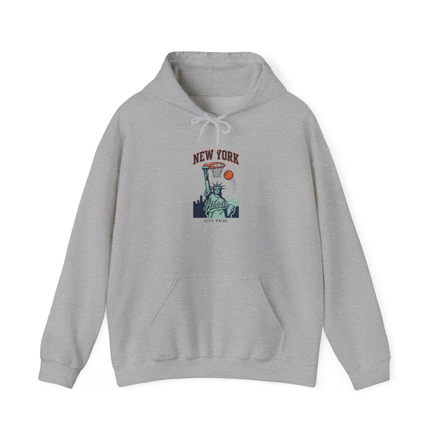 New York Statue of Liberty Basketball Hoodie | NY Basketball Streetwear