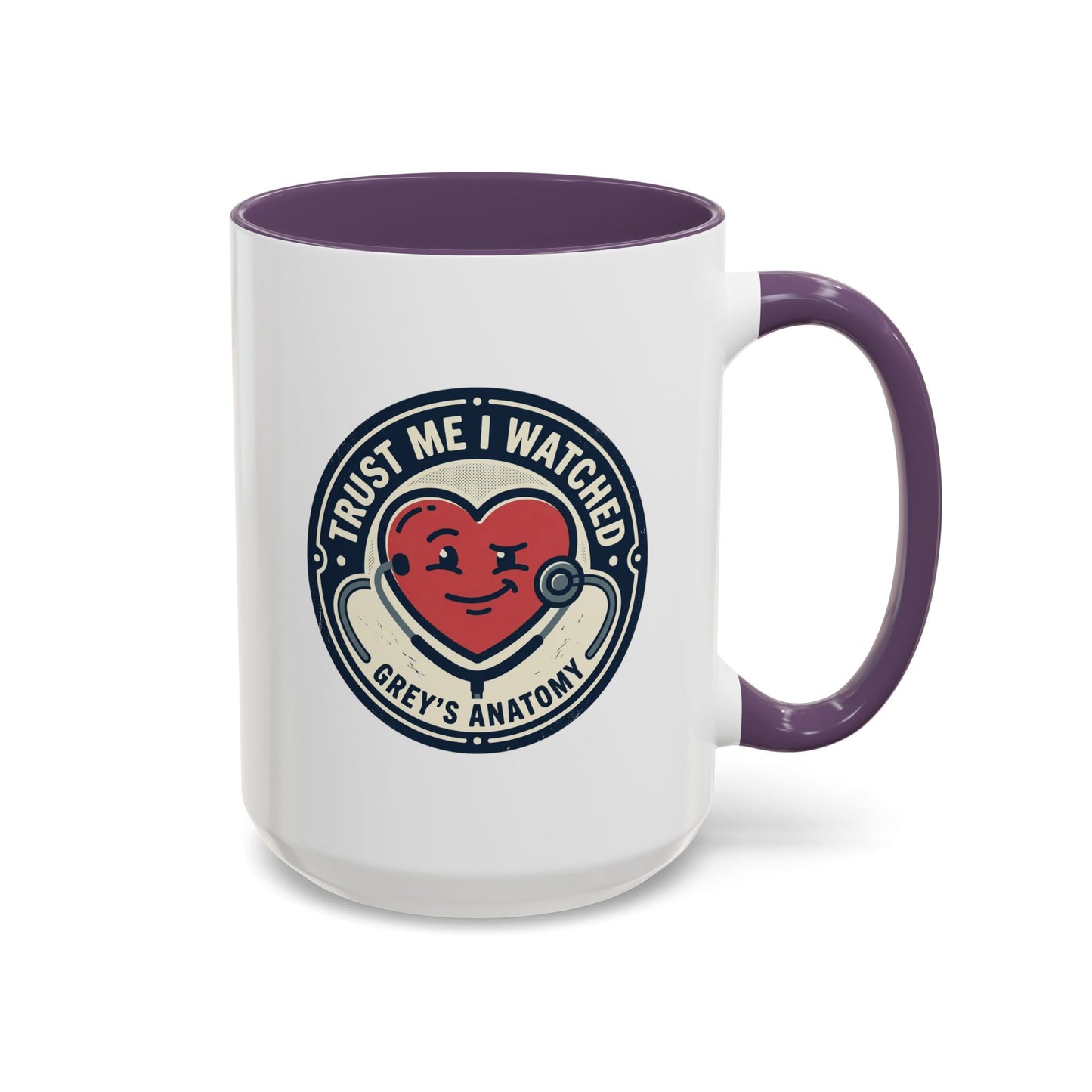 Trust Me I Watched Grey’s Anatomy Accent Coffee Mug — 11/15oz TV Fan Gift