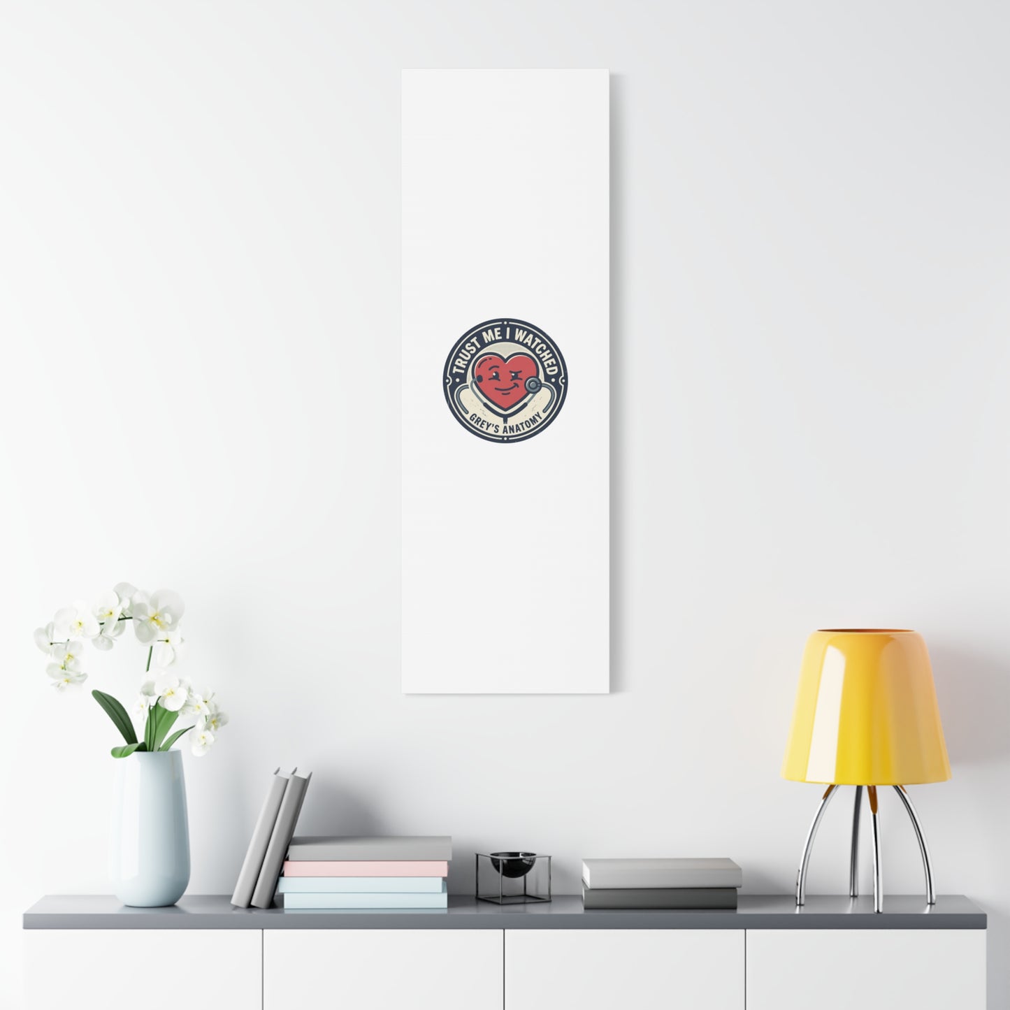 'Trust Me I Watched Grey’s Anatomy' Matte Canvas Wall Art