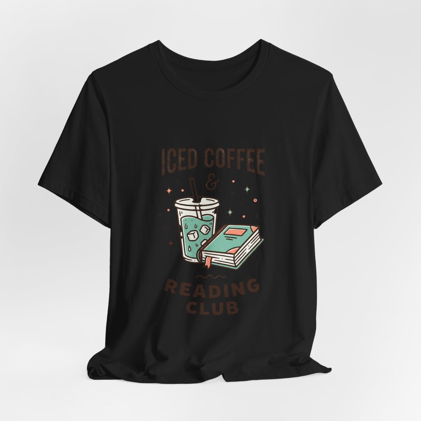 Iced Coffee & Reading Club Tee | Book Girl Summer, BookTok Aesthetic