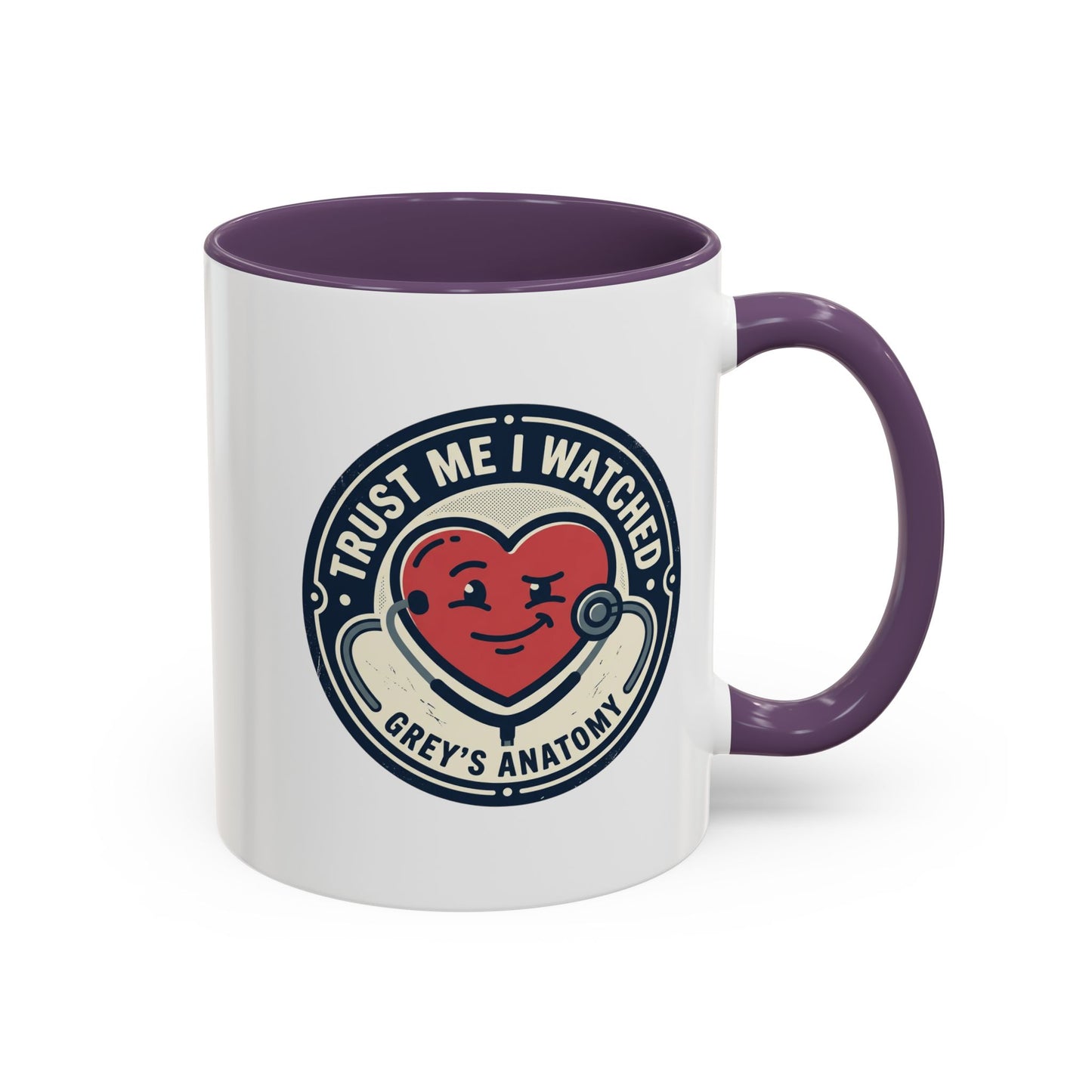 Trust Me I Watched Grey’s Anatomy Accent Coffee Mug — 11/15oz TV Fan Gift