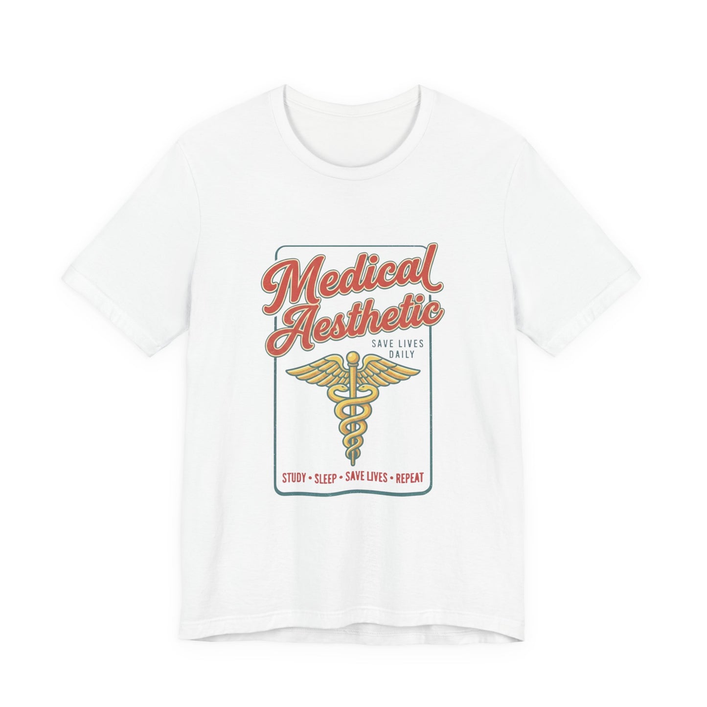 Medical Aesthetic Tee | Vintage Medical Graphic, Retro Typography