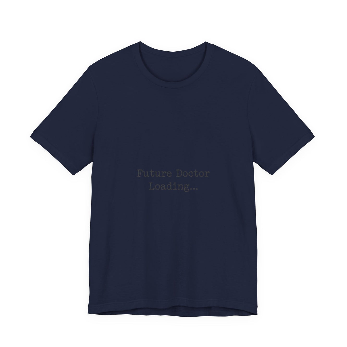 Future Doctor Loading Tee | Anti-AI Statement, Minimalist Text Shirt