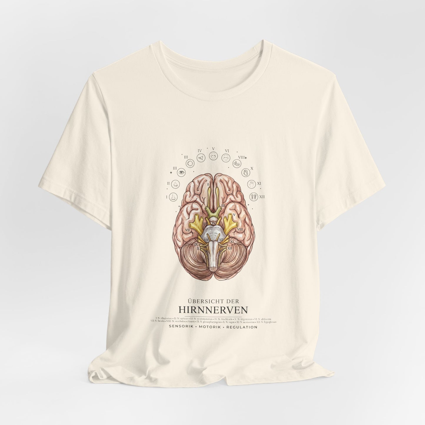 Anatomical Brain Floral Illustration Tee | Birth Flower, Botanical Anatomy