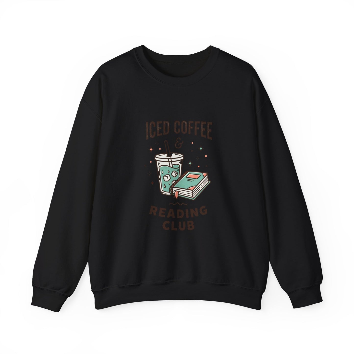 Iced Coffee & Reading Club Sweatshirt | Book Girl Summer, Literary Aesthetic