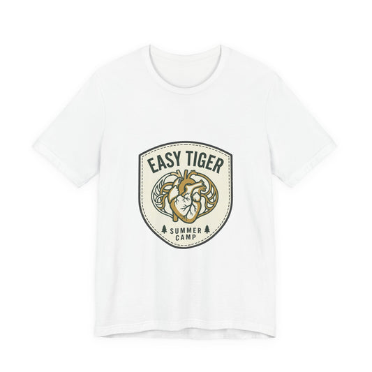 Easy Tiger Retro Tiger Crest Tee | Vintage Summer Camp, Tropical Badge