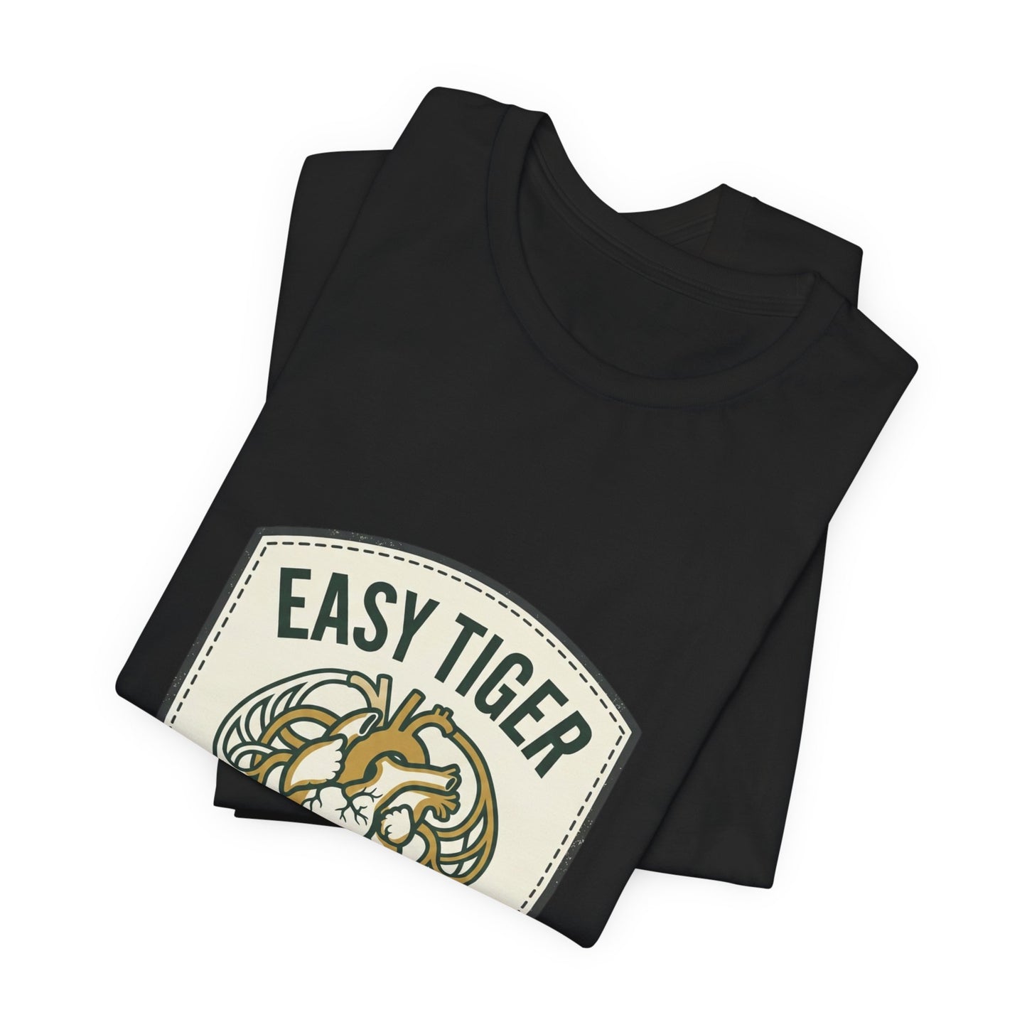 Easy Tiger Retro Tiger Crest Tee | Vintage Summer Camp, Tropical Badge