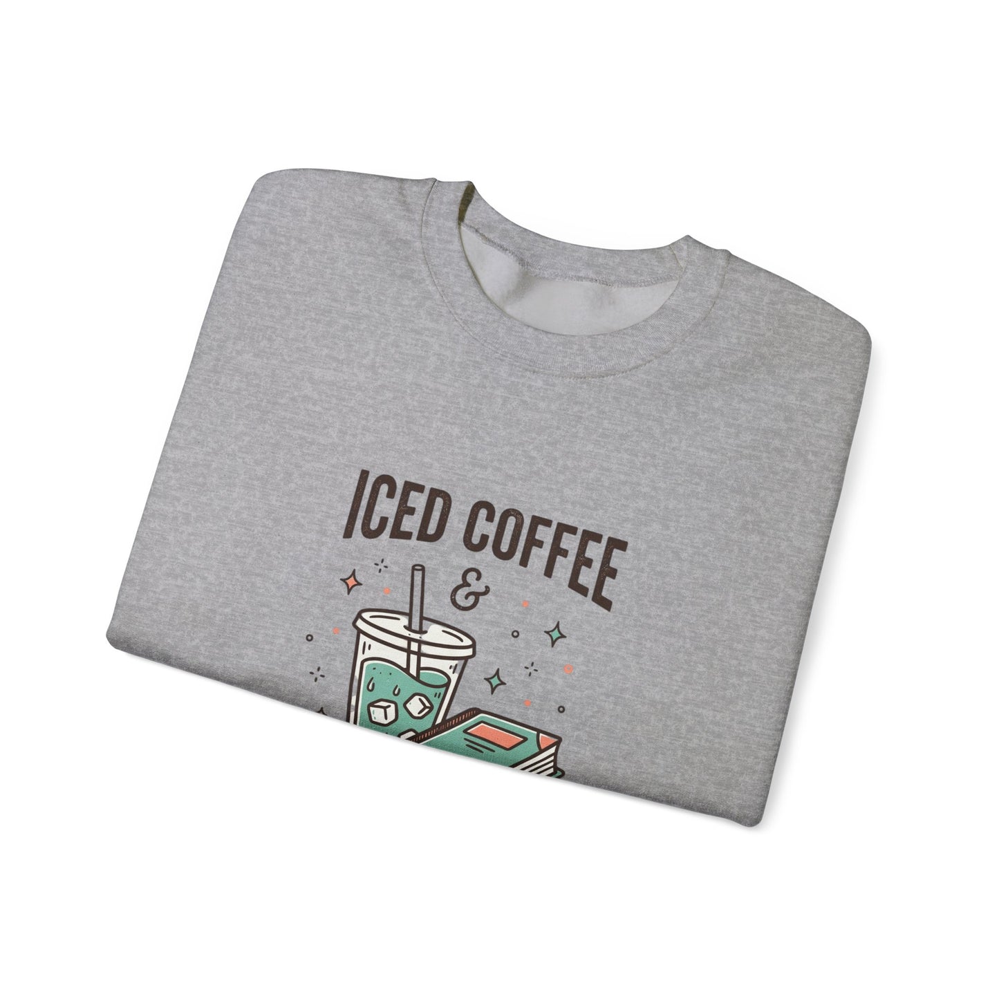 Iced Coffee & Reading Club Sweatshirt | Book Girl Summer, Literary Aesthetic