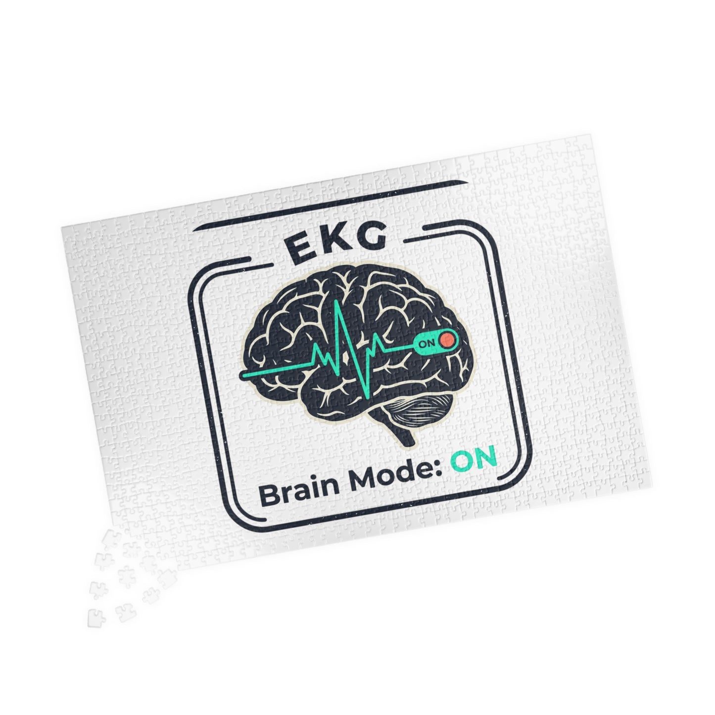 Brain Mode: ON Puzzle — EKG Brain Jigsaw (110–1014 pcs)