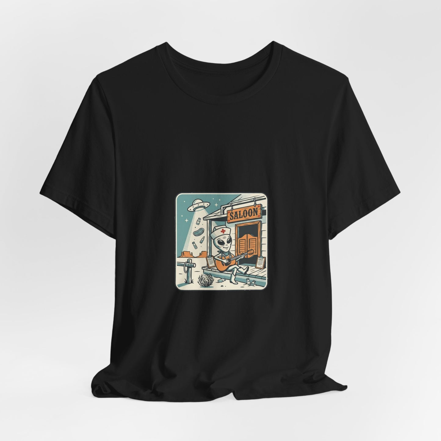 Howdy Alien Cowboy Tee | Retro UFO Desert Graphic