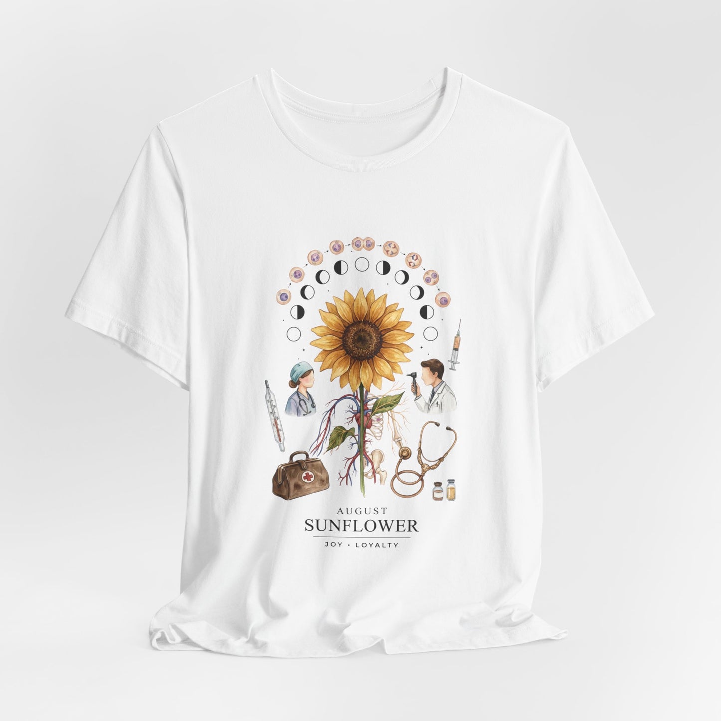 Sunflower Birth Flower Tee | Birth Month Botanical Shirt