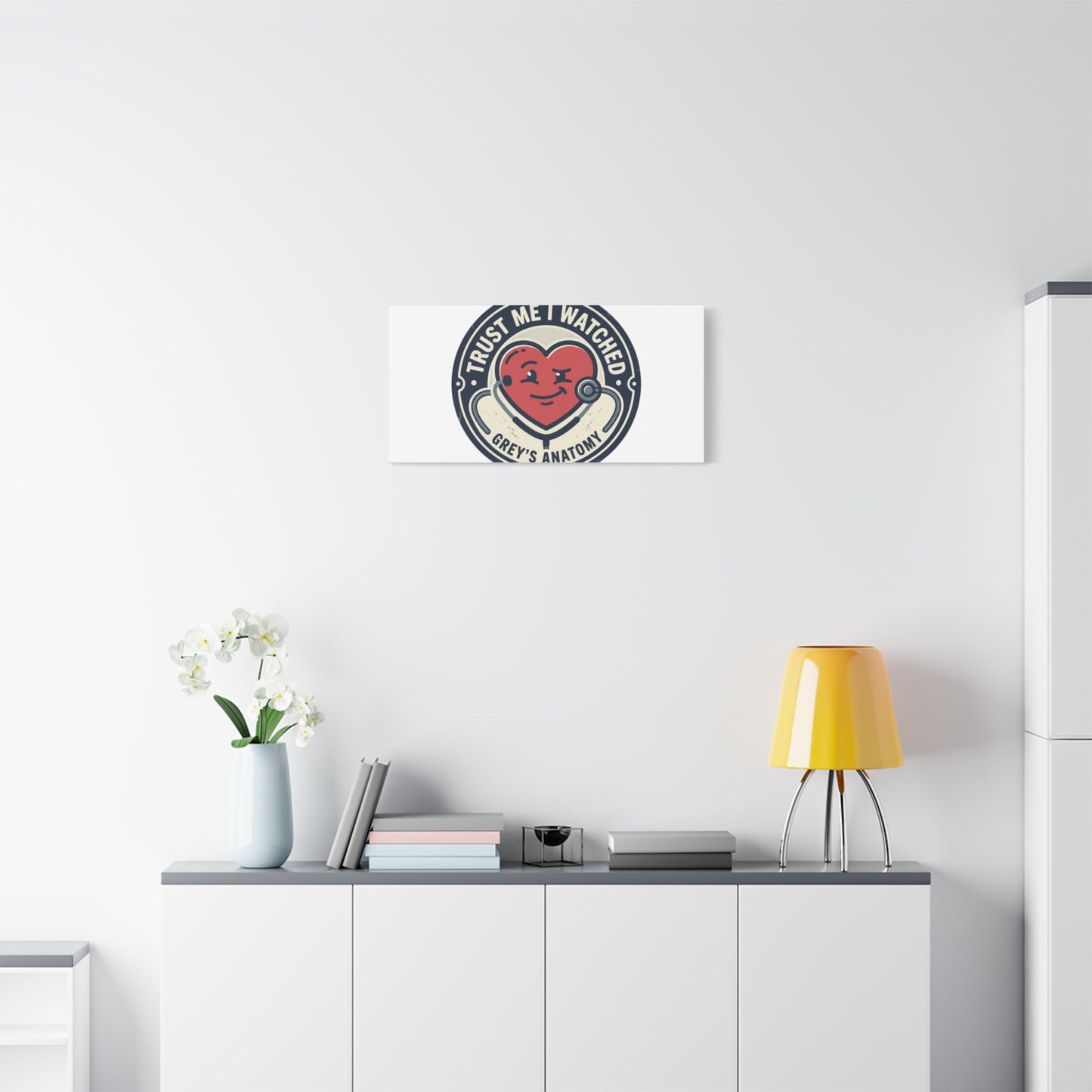 'Trust Me I Watched Grey’s Anatomy' Matte Canvas Wall Art