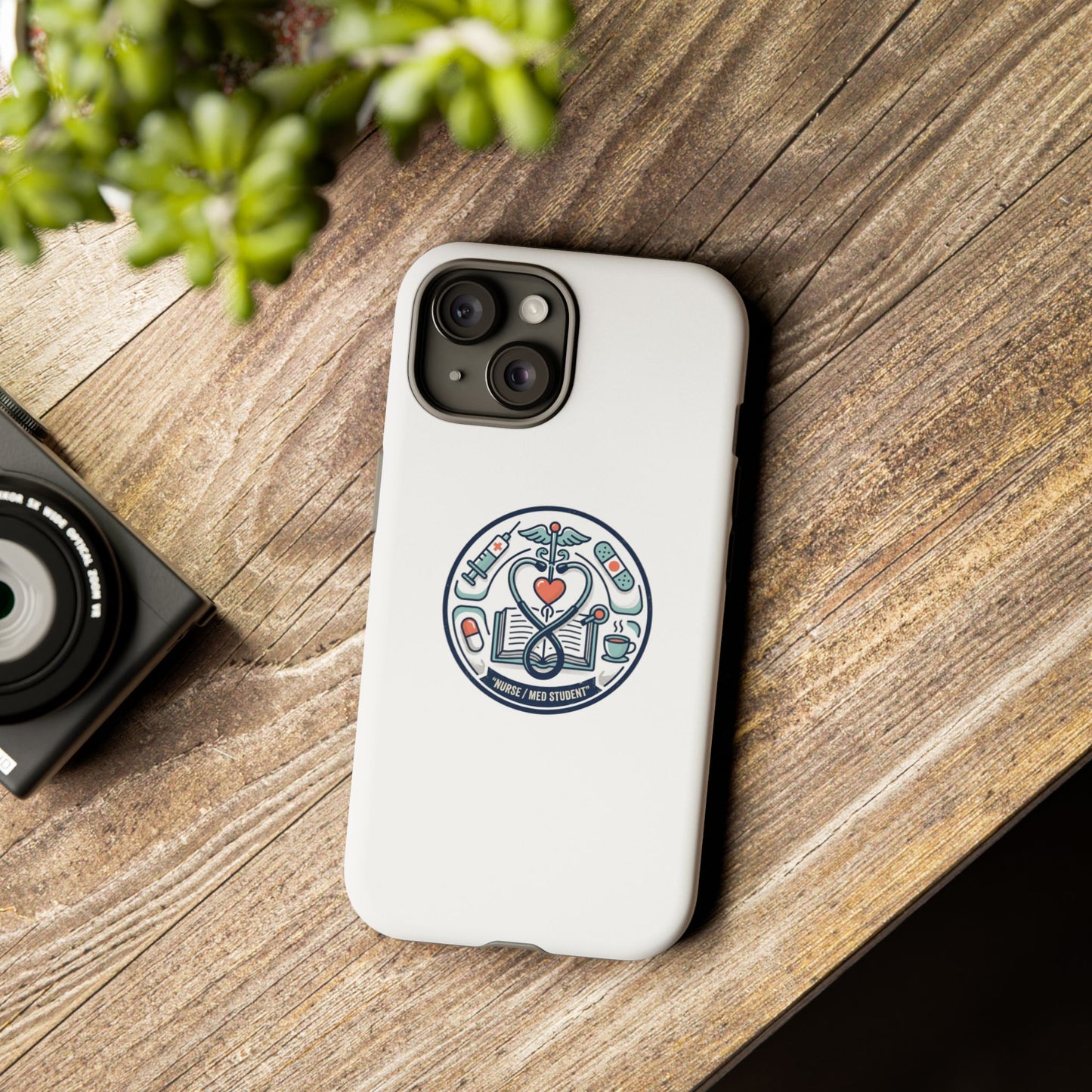 Nurse Aesthetic Tough Case — Medical Student Phone Case