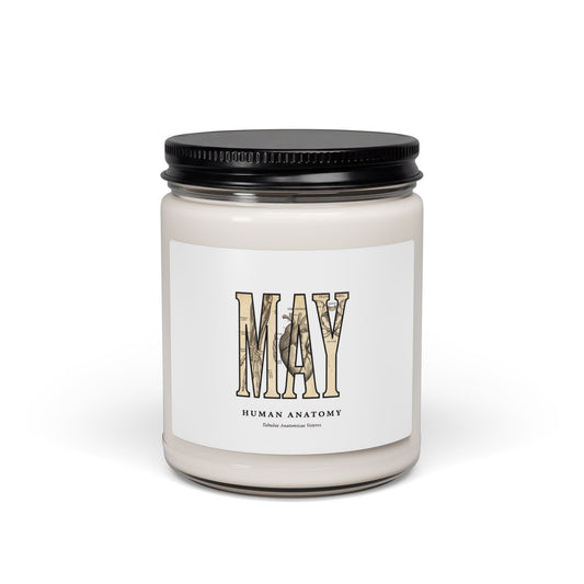 May Birth Flower Candle | Soy Candle, Personalized Botanical Birth Month