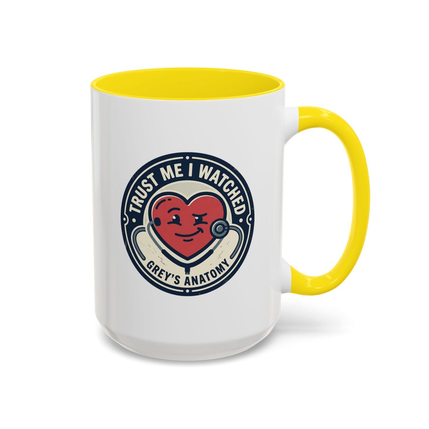 Trust Me I Watched Grey’s Anatomy Accent Coffee Mug — 11/15oz TV Fan Gift