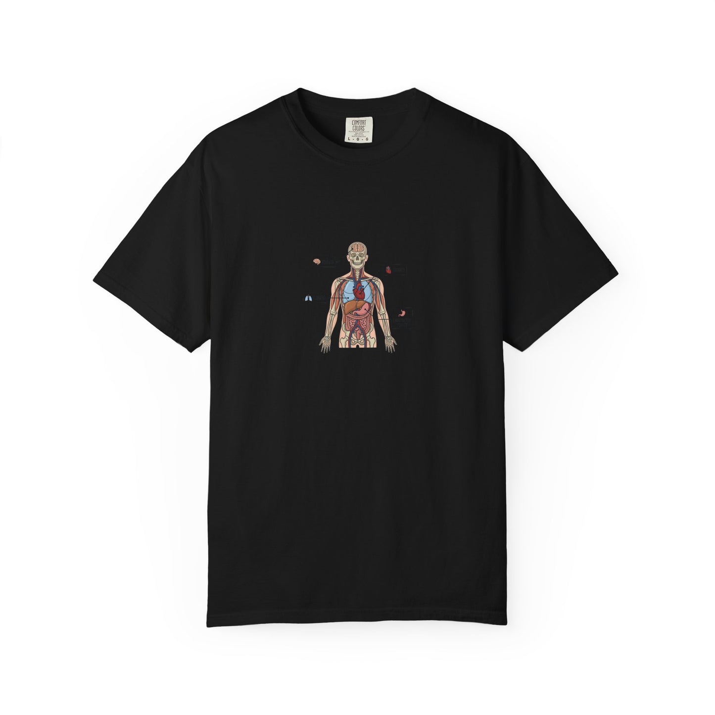Human Anatomy Diagram T-Shirt — Medical Student Anatomy Tee