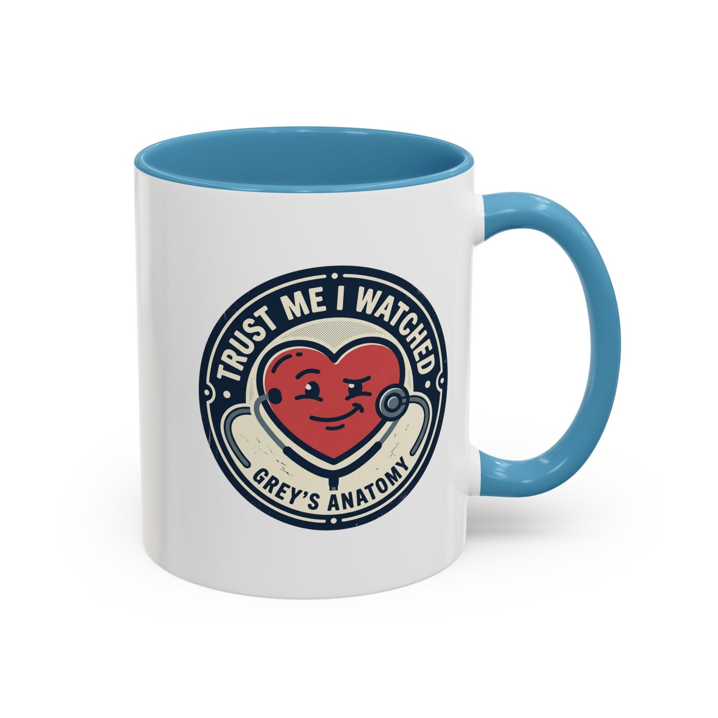 Trust Me I Watched Grey’s Anatomy Accent Coffee Mug — 11/15oz TV Fan Gift