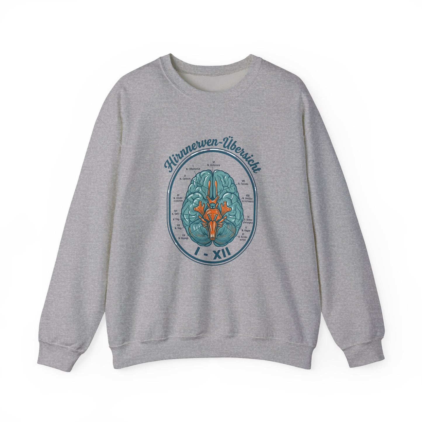 Literary Aesthetic Brain Crest Sweatshirt | Book Girl Summer, BookTok Style