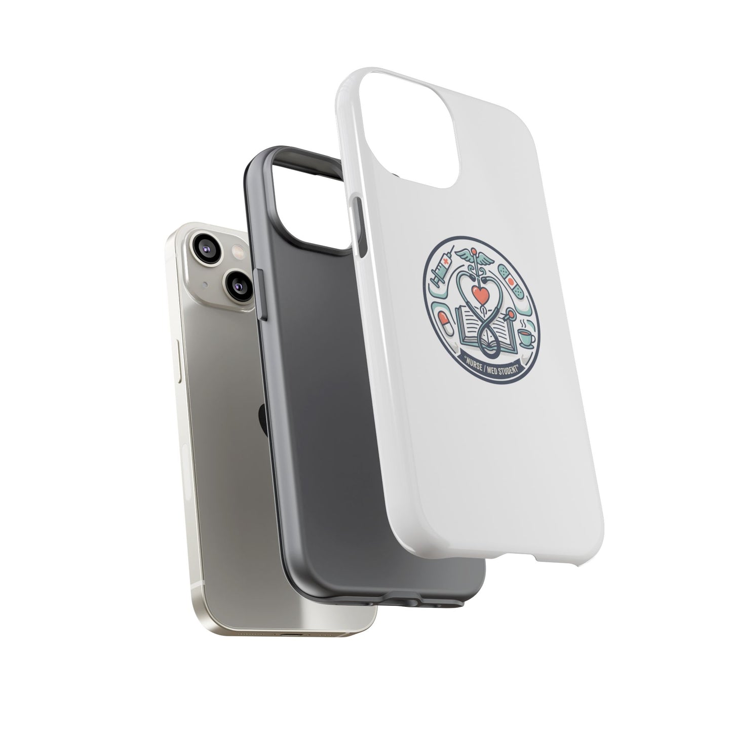 Nurse Aesthetic Tough Case — Medical Student Phone Case