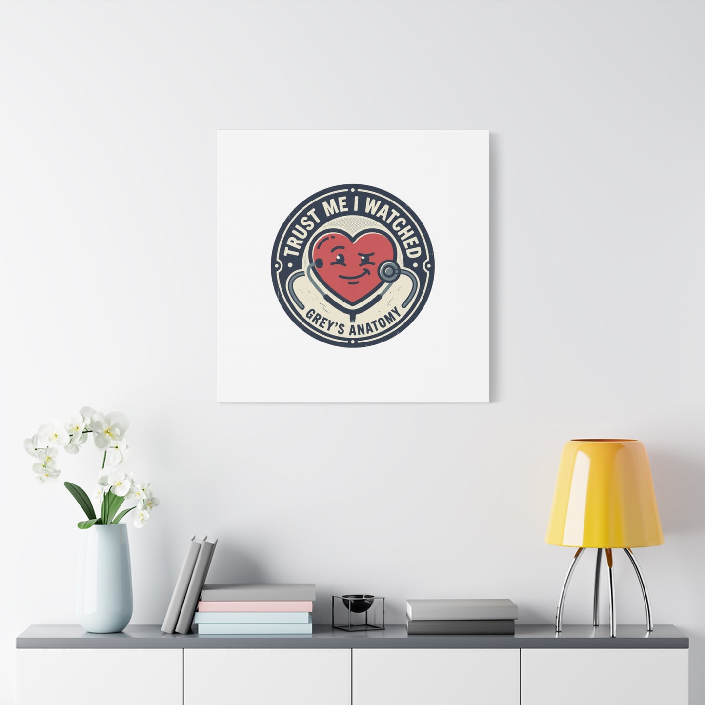 'Trust Me I Watched Grey’s Anatomy' Matte Canvas Wall Art