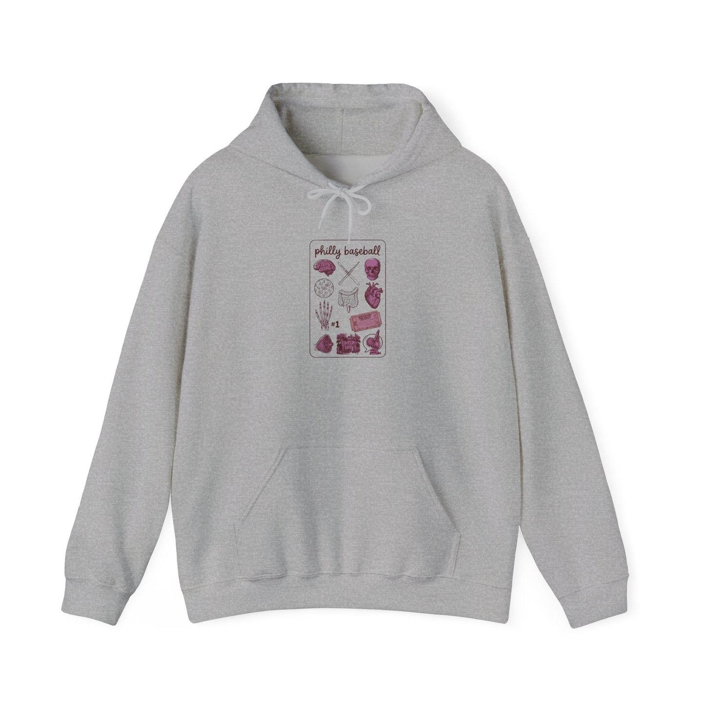 Philly Baseball Icons Hoodie | Philadelphia Pride, Local Fan Apparel