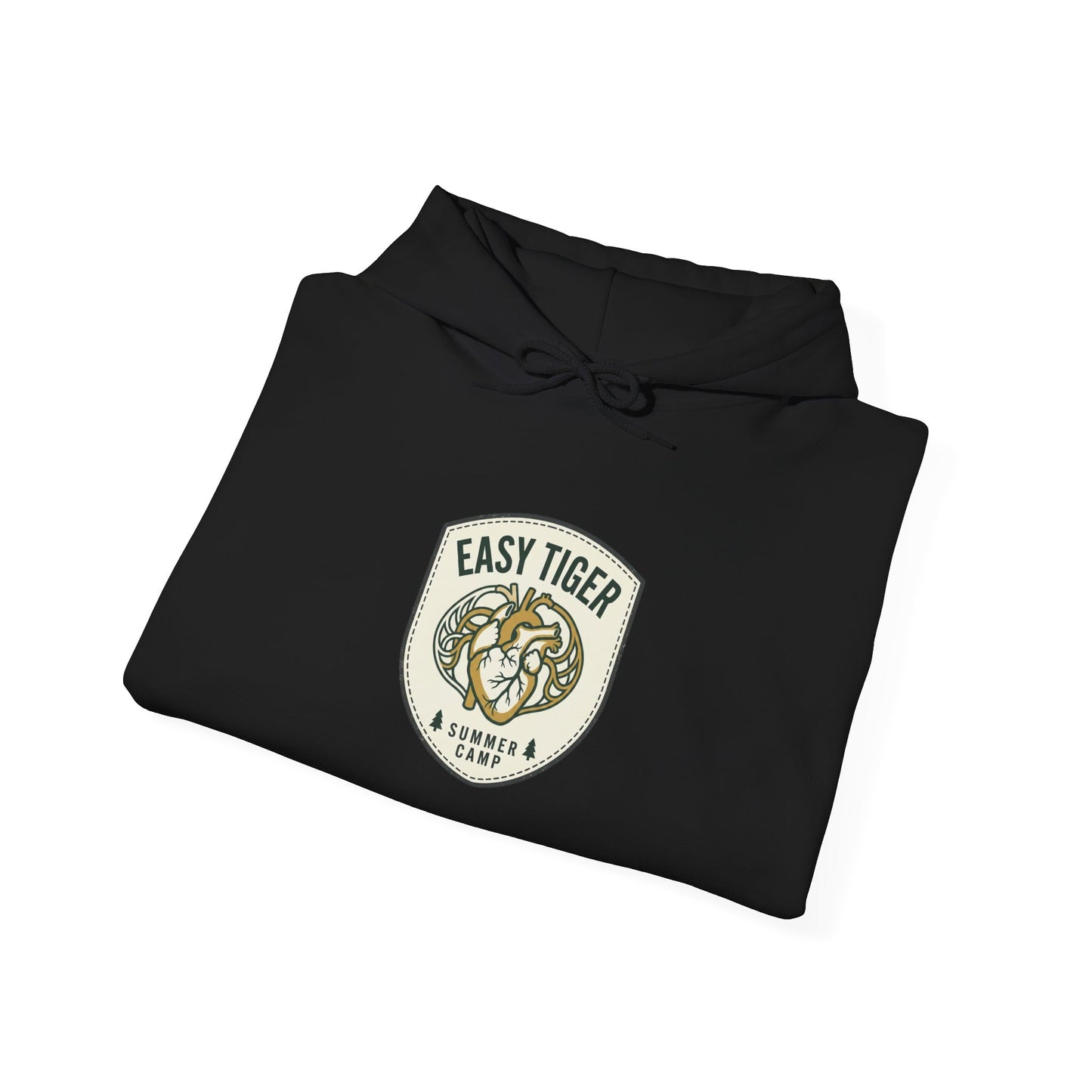 Retro Tiger Crest Hoodie | Easy Tiger, Vintage Vacation Graphic
