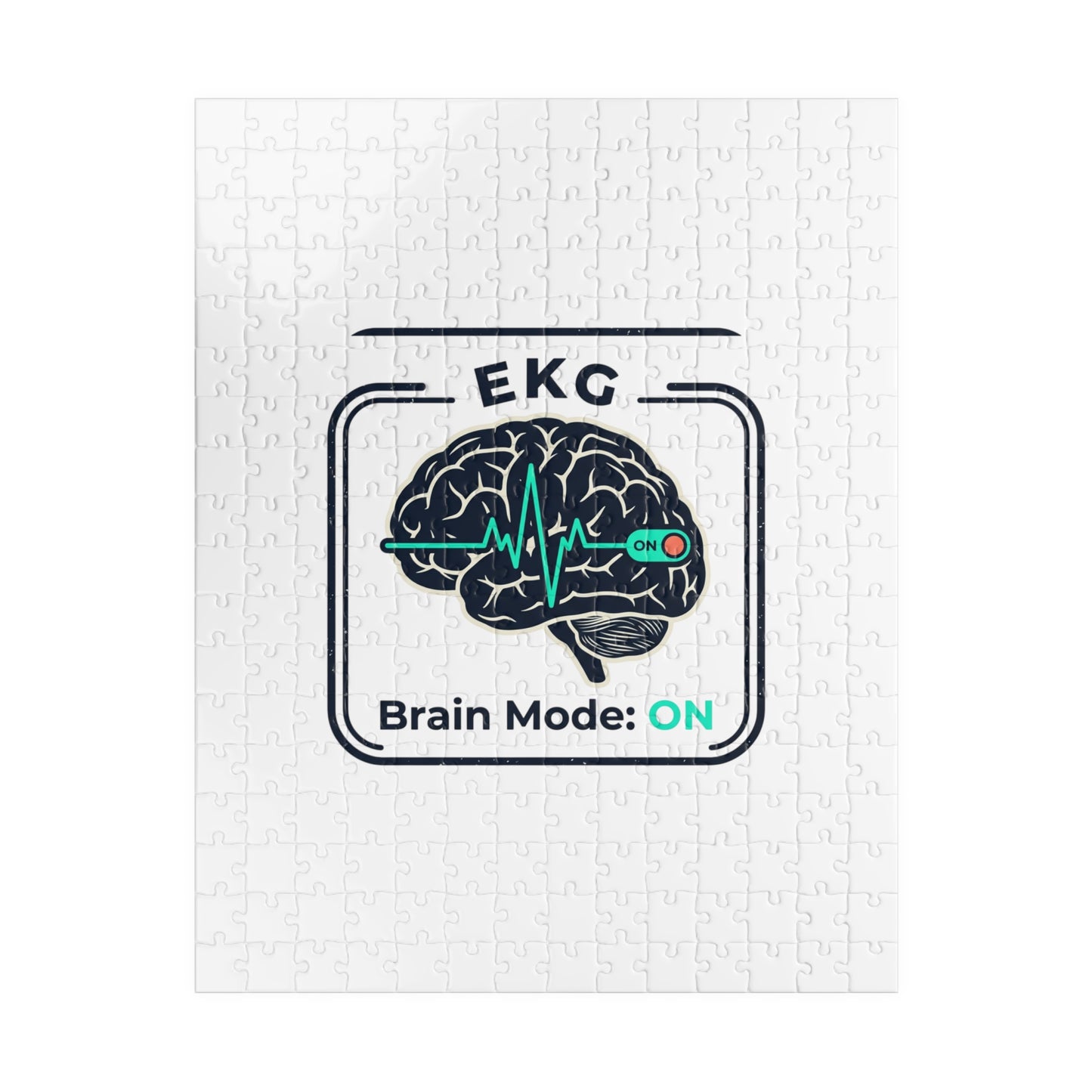 Brain Mode: ON Puzzle — EKG Brain Jigsaw (110–1014 pcs)