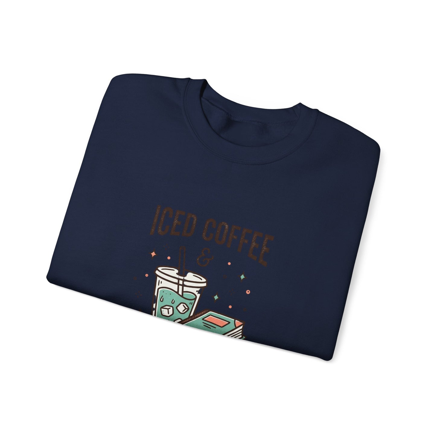 Iced Coffee & Reading Club Sweatshirt | Book Girl Summer, Literary Aesthetic