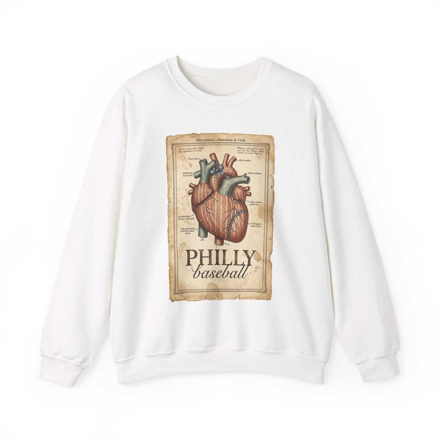 Philly Baseball Heart Sweatshirt | Regional City Pride, Sportswear
