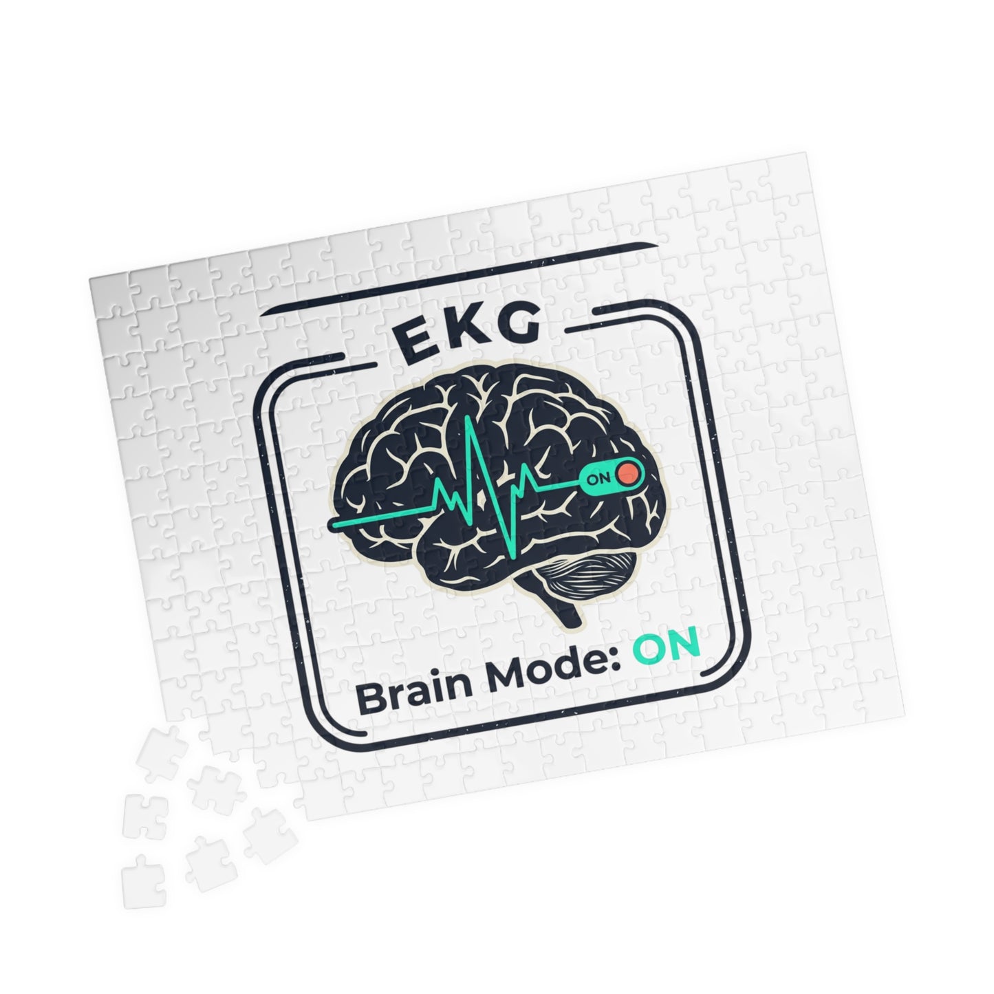 Brain Mode: ON Puzzle — EKG Brain Jigsaw (110–1014 pcs)