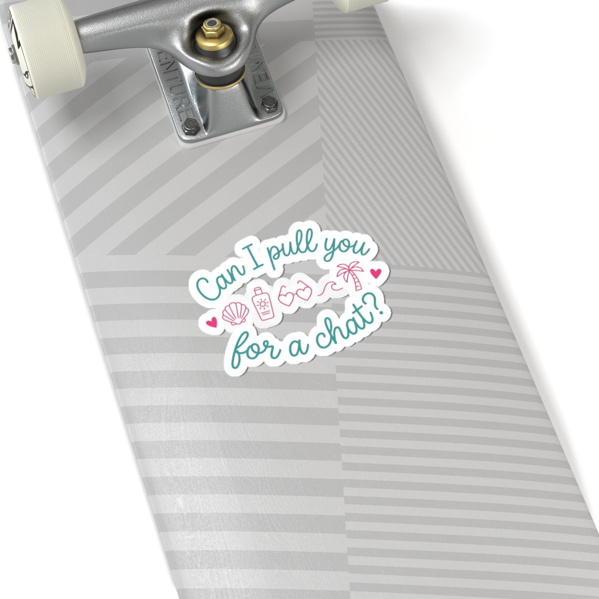 Can I Pull You for a Chat? Sticker | Reality Dating-Show Phrase, Flirty Kiss-Cut