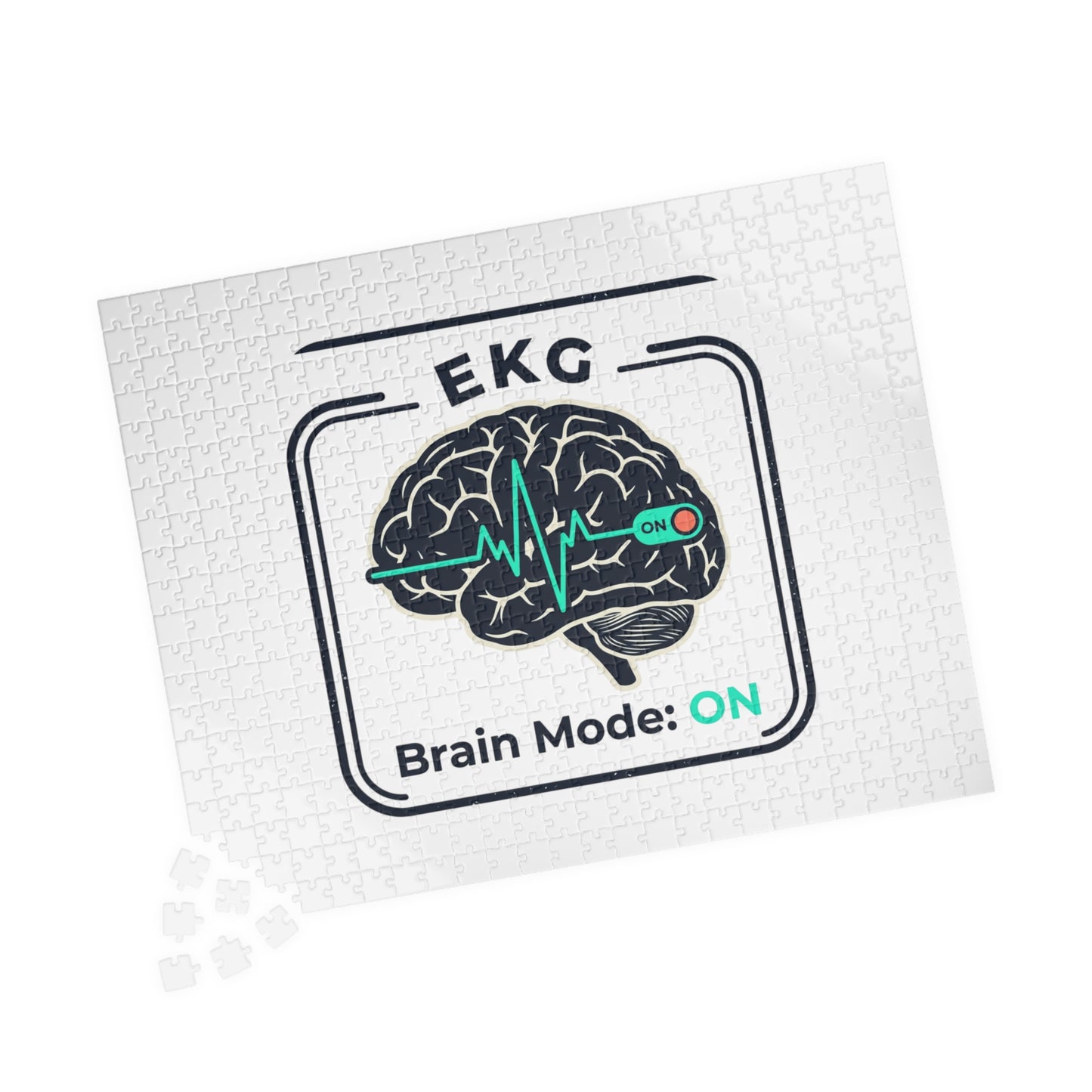 Brain Mode: ON Puzzle — EKG Brain Jigsaw (110–1014 pcs)