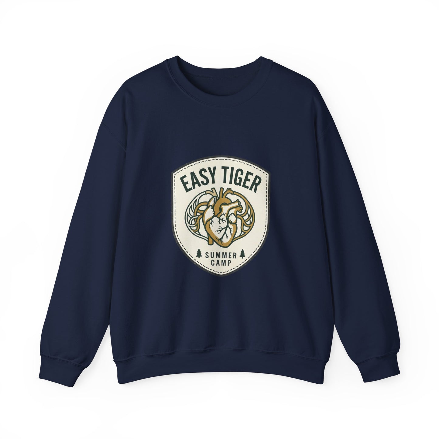 Easy Tiger Retro Tiger Badge Sweatshirt | Vintage Summer Camp
