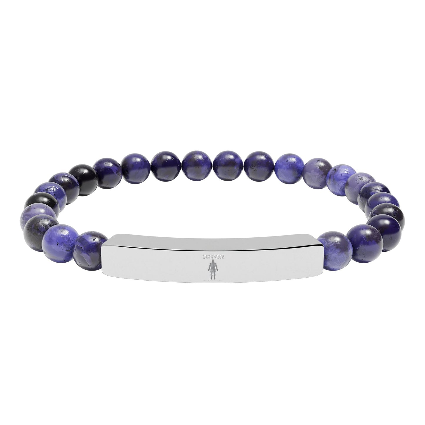 Natural Stone Stretch Bar Bracelet — "You Are a Walking Collection of Cells" (Medical Student Gift)