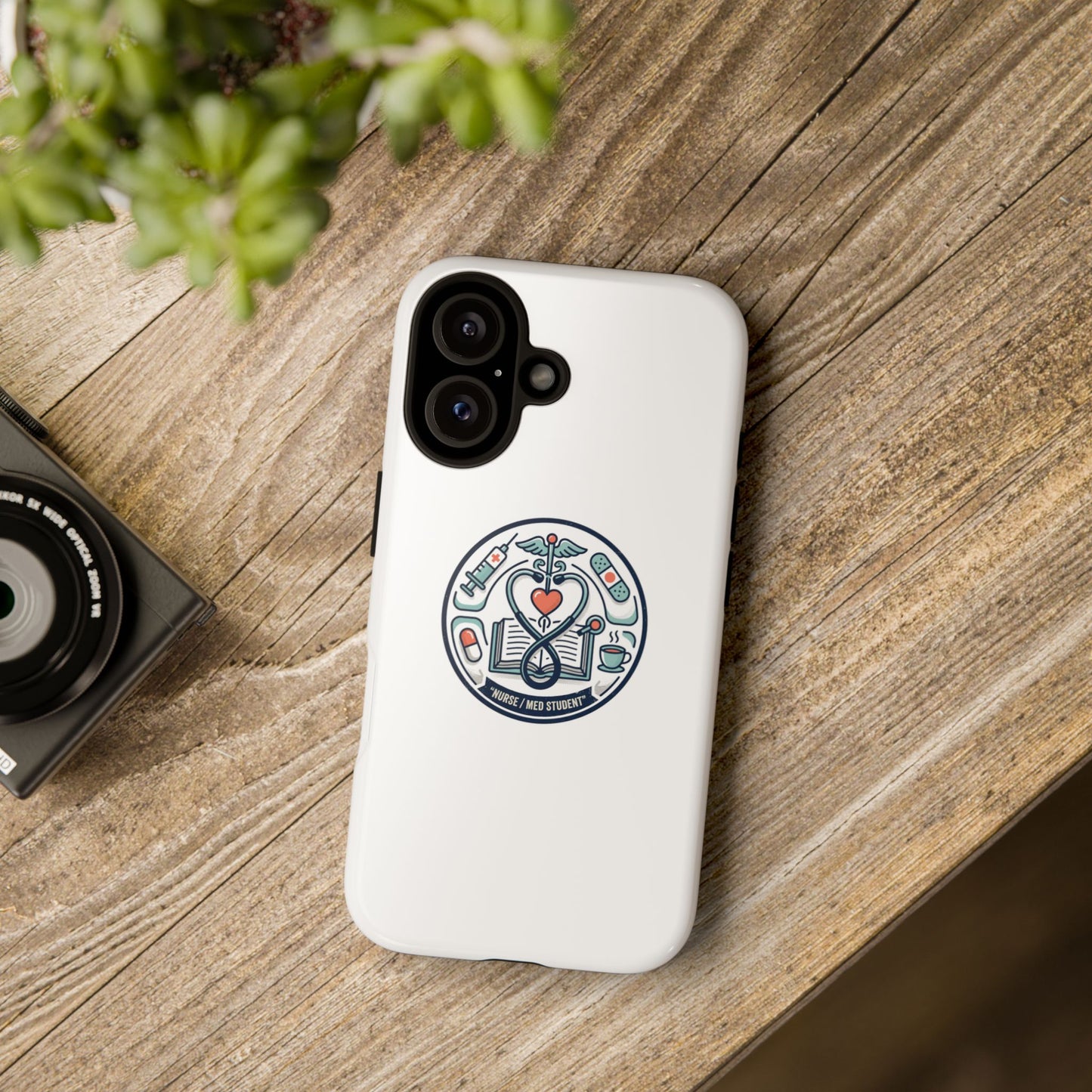 Nurse Aesthetic Tough Case — Medical Student Phone Case