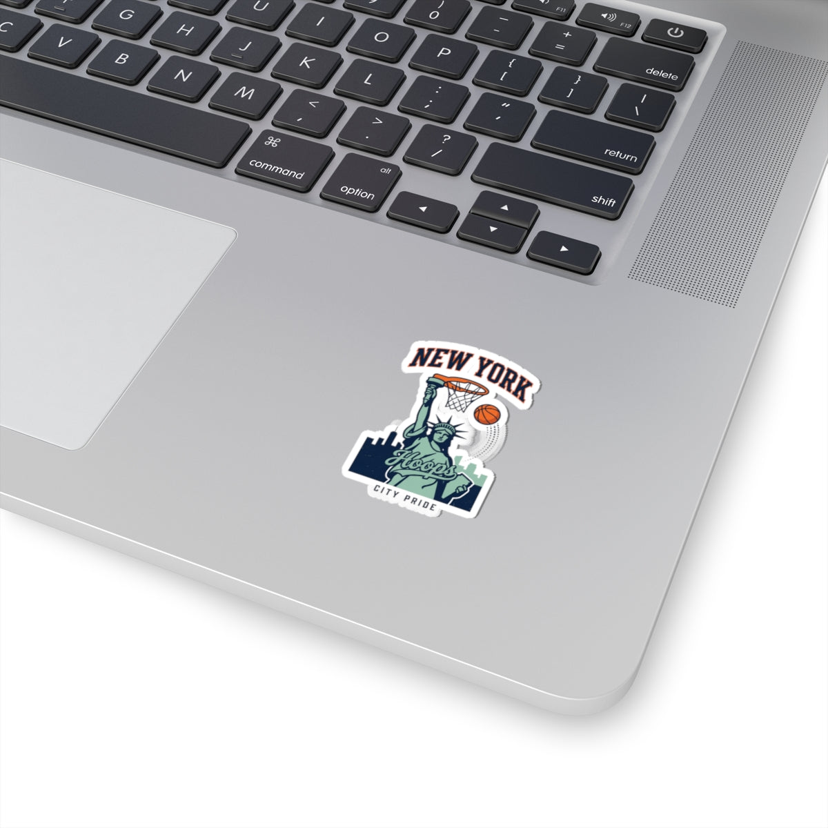 New York Hoops City Pride Sticker | Basketball Skyline Kiss-Cut