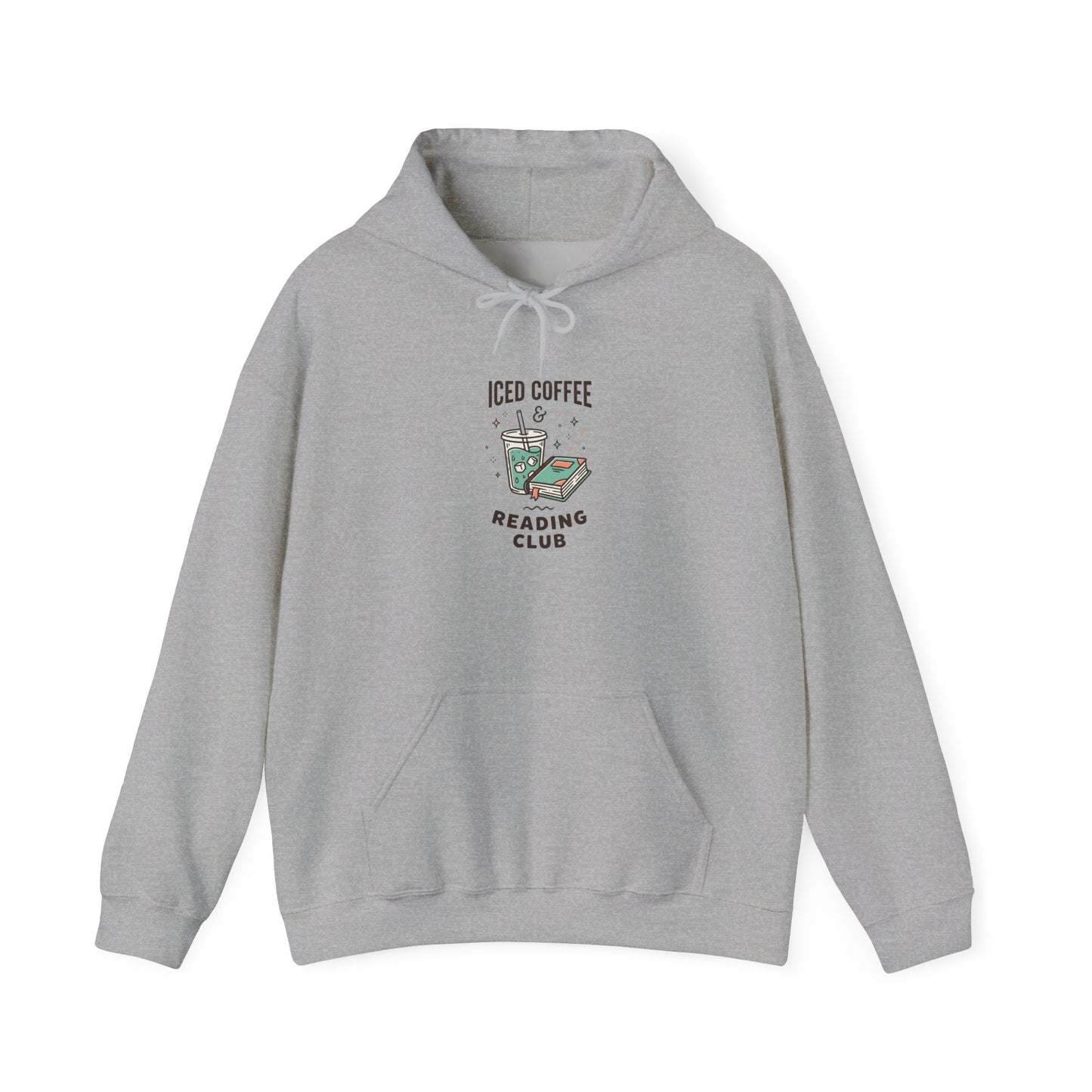 Iced Coffee Reading Club Hoodie | Book Girl Summer, BookTok Aesthetic