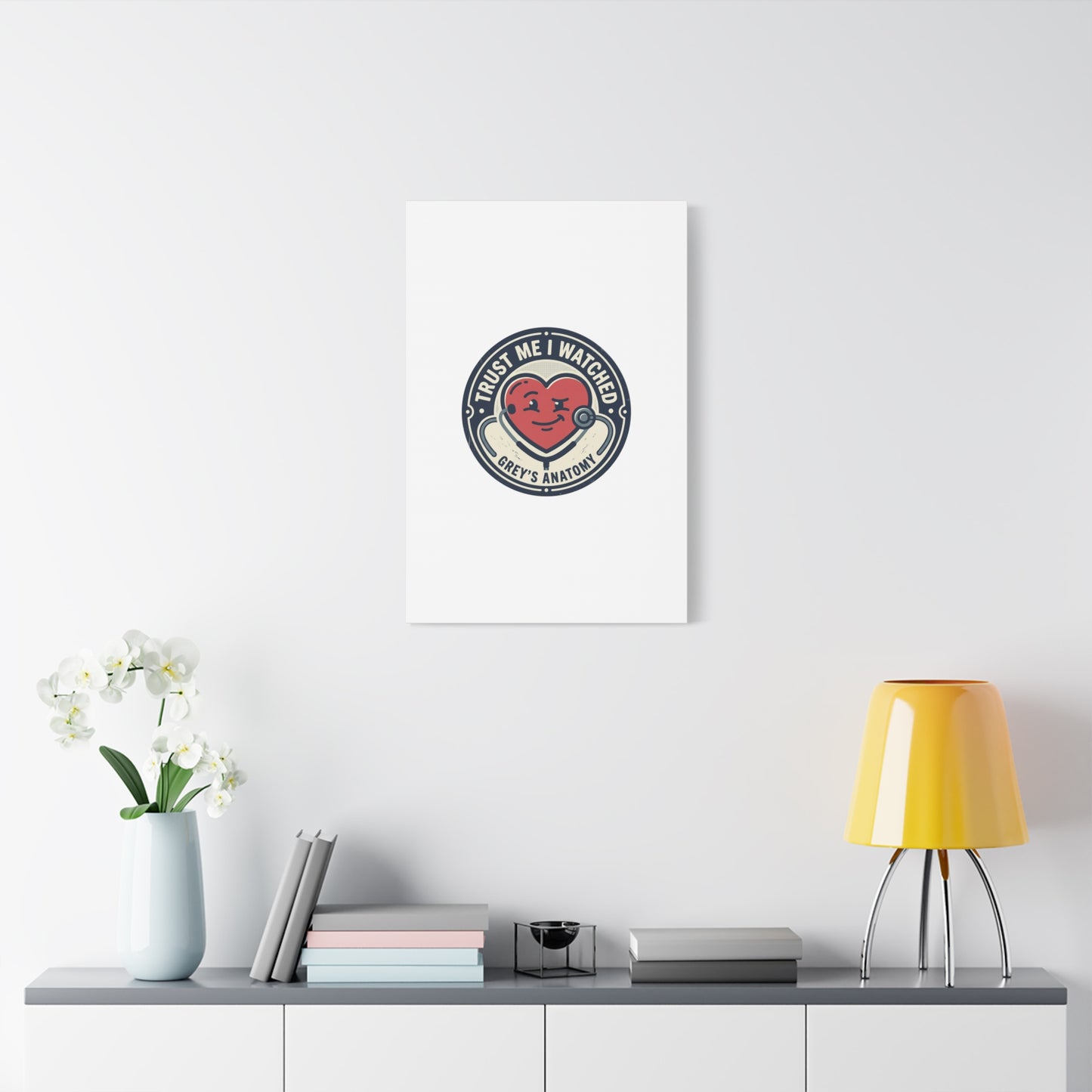 'Trust Me I Watched Grey’s Anatomy' Matte Canvas Wall Art