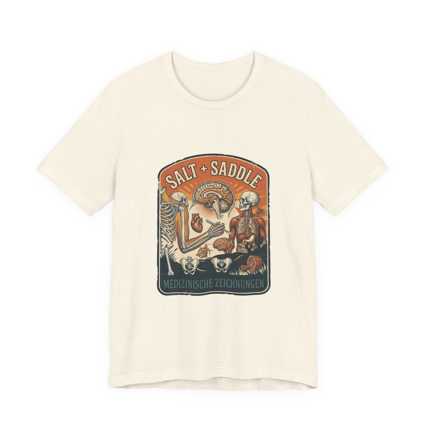 Salt & Saddle Skull Western Tee | Country Aesthetic, Coastal Cowgirl